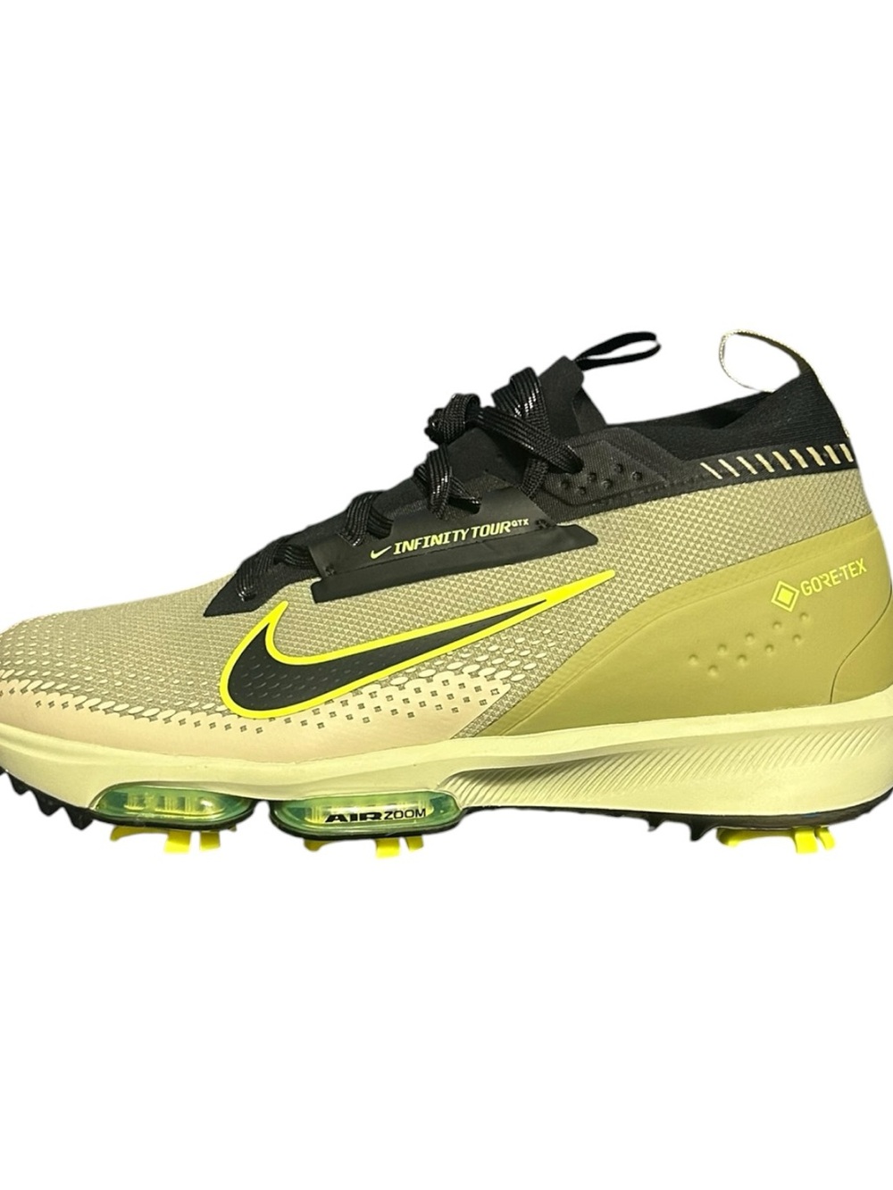 Nike Infinity Tour 2 GORE-TEX Dusty Olive/Volt/Black Men’s Size 9.5 10 NEW $210